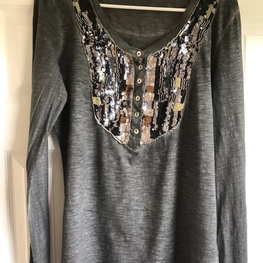 Free People - sequin top